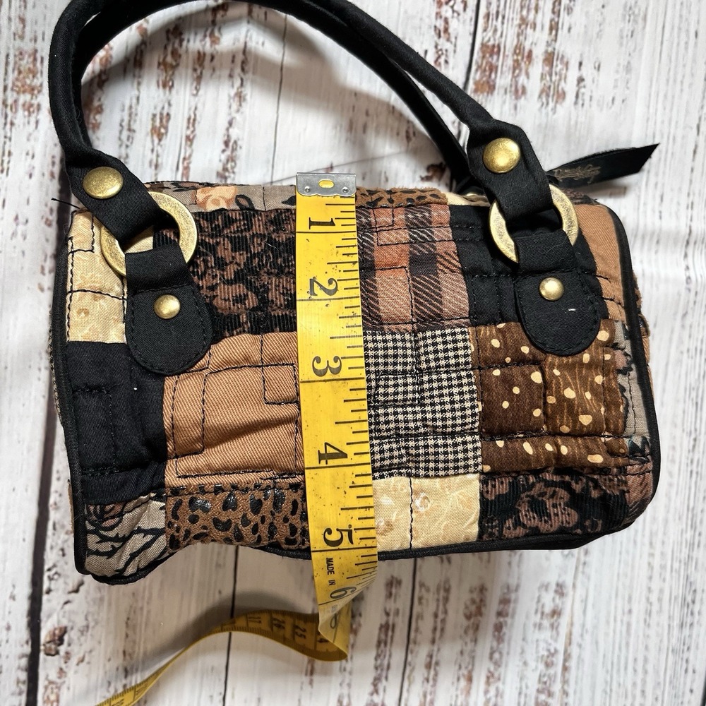 Donna Sharp Small Mini Quilted Patchwork Handbag … - image 6